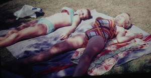 op het heerderstrand met bolle sinaasappelhesjes